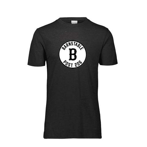 [FTSCUBBK-YS-LOGO2] Decker Youth Tri-Blend T-Shirt - Short Sleeve (Youth S, Black, Logo 2)