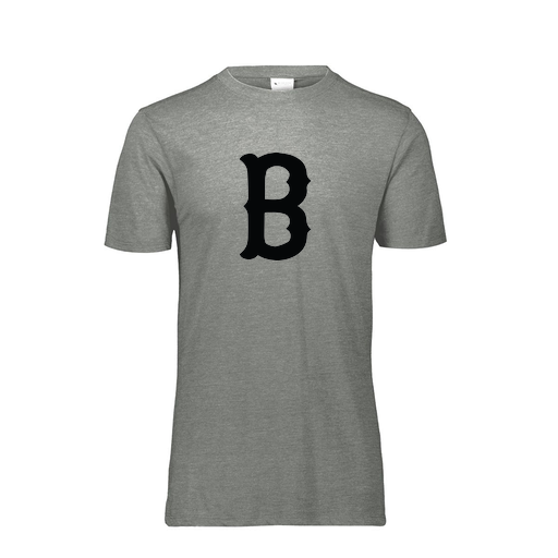 [FTSCUBGY-YS-LOGO3] Decker Youth Tri-Blend T-Shirt - Short Sleeve (Youth S, Gray, Logo 3)