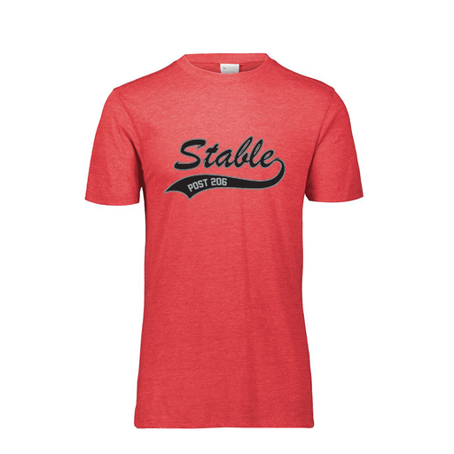 [3066.V96.S-LOGO1] Youth Ultra-blend T-Shirt (Youth S, Red, Logo 1)