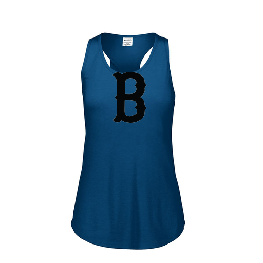 [3078.U22.S-LOGO3] Ladies Tri Blend Tank Top (Female Adult S, Navy, Logo 3)
