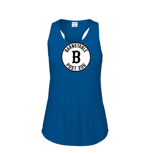 [3078.U55.S-LOGO2] Ladies Tri Blend Tank Top (Female Adult S, Royal, Logo 2)