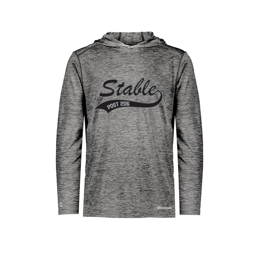 [FOLHCGBK-AS-LOGO1] Decker Men's Charge Hoodie (Adult S, Black, Logo 1)