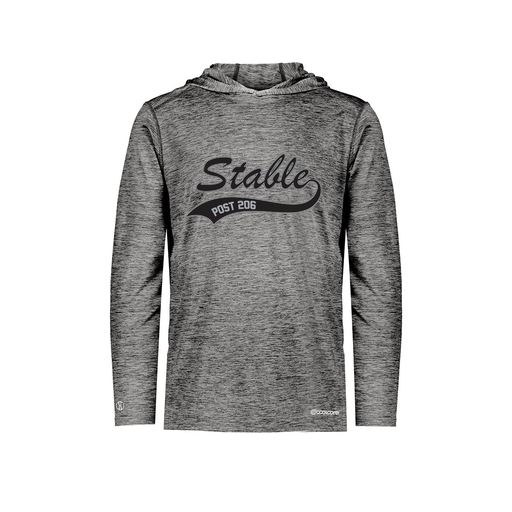 [FOLHCGBK-YS-LOGO1] Decker Youth Charge Hoodie (Youth S, Black, Logo 1)