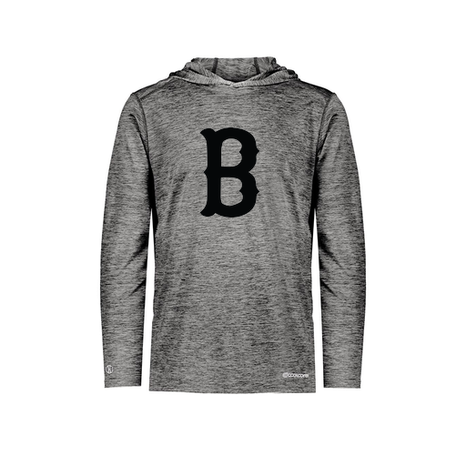 [FOLHCGBK-YS-LOGO3] Decker Youth Charge Hoodie (Youth S, Black, Logo 3)