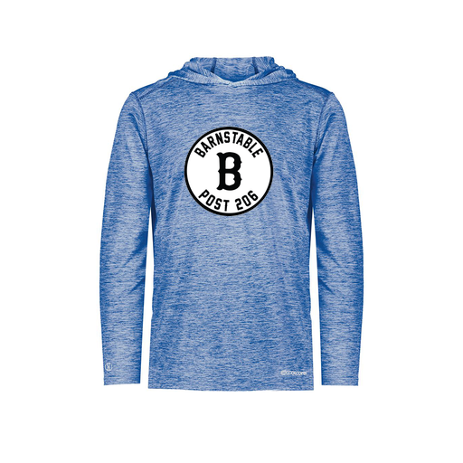 [FOLHCGRY-YS-LOGO2] Decker Youth Charge Hoodie (Youth S, Royal, Logo 2)