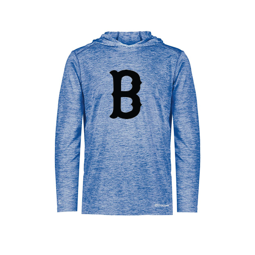 [FOLHCGRY-YS-LOGO3] Decker Youth Charge Hoodie (Youth S, Royal, Logo 3)