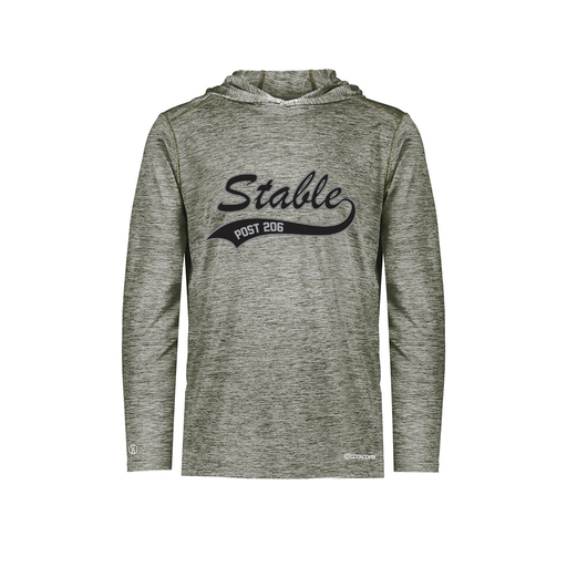 [FOLHCGGY-YS-LOGO1] Decker Youth Charge Hoodie (Youth S, Gray, Logo 1)