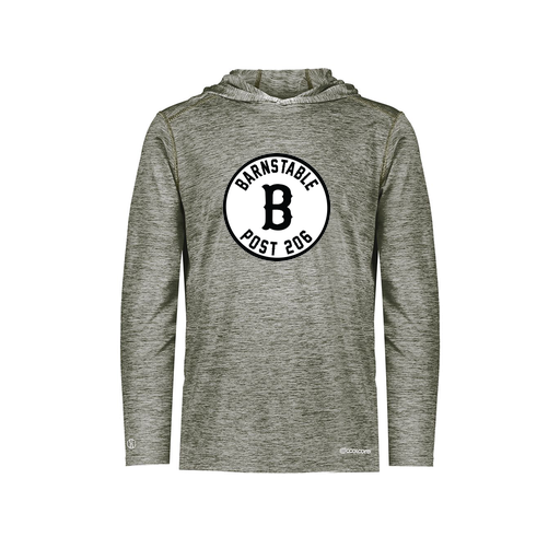 [FOLHCGGY-YS-LOGO2] Decker Youth Charge Hoodie (Youth S, Gray, Logo 2)