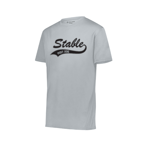 [222818.099.S-LOGO1] Men's Movement Dri Fit Shirt (Adult S, Silver, Logo 1)