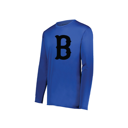 [222822.060.XS-LOGO3] Men's LS Smooth Sport Shirt (Adult XS, Royal, Logo 3)