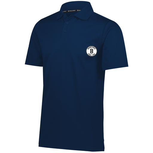 [222568.065.S-LOGO2] Men's Prism Polo (Adult S, Navy, Logo 2)