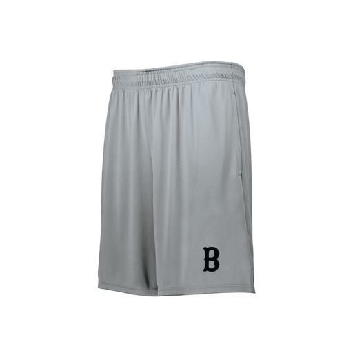 [229511.099.XS-LOGO3] Men's Swift Short (Adult XS, Silver, Logo 3)